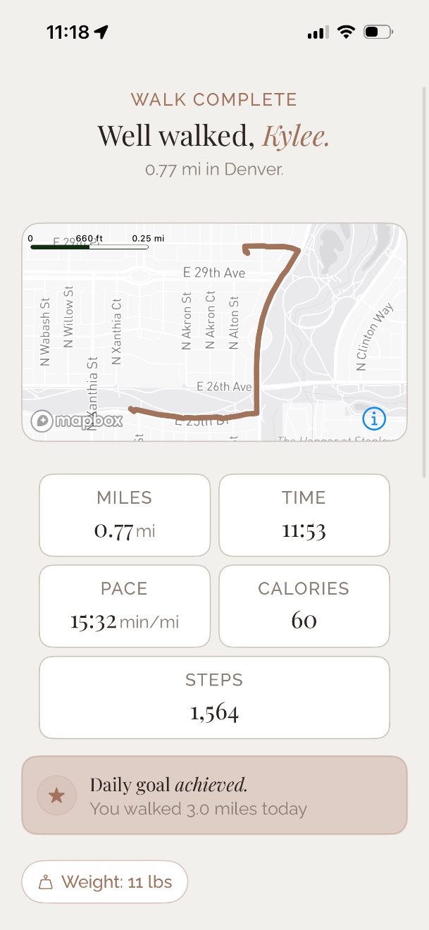 Spanno app — weekly plan